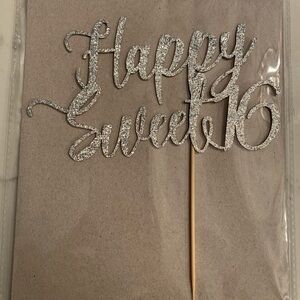 Happy Sweet 16 Cake Topper
